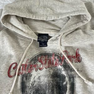 Custer state park South Dakota vintage grey oversized sweatshirt size large